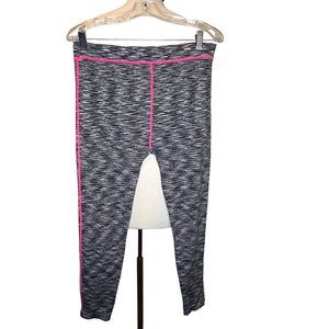 Emma's Expression's Women's Leggings One Size Fits (Maternity)  Grey Pink Stretc